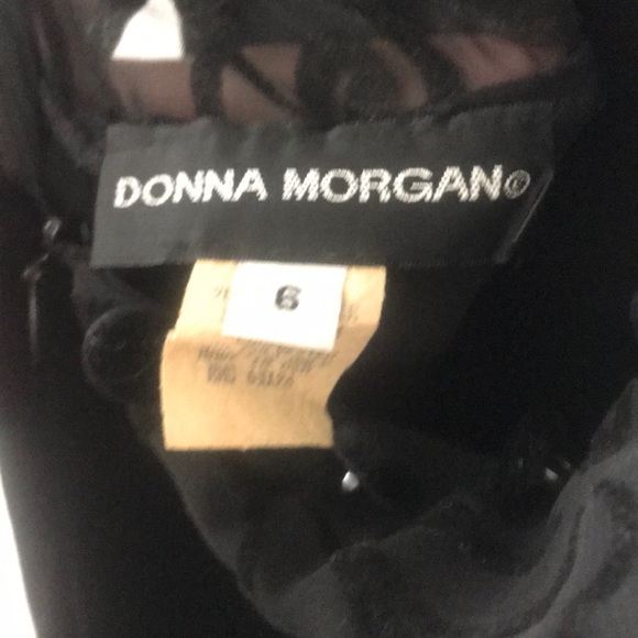 Donna Morgan long black dress - Picture 4 of 5